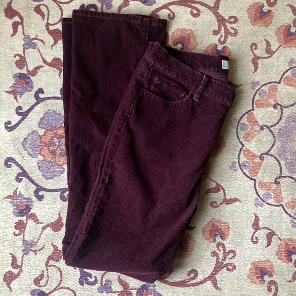 LOFT Corduroy Burgundy Pants